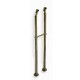 2 COLONNETTES SUR PIED 900 mm F1/2" - M3/4" VIEUX BRONZE - CRISTINA ONDYNA CH16292