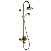 Colonne de douche thermostatique rétro Vieux Bronze CHAMBORD - CRISTINA ONDYNA CH72392  