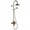 Colonne de douche thermostatique rétro Vieux Bronze CHAMBORD - CRISTINA ONDYNA CH72392 