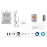 Radiateur LVI - TAMARI - 1750W FLUIDE - Horizontal (haut.600)