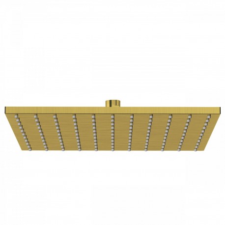 Douche de tête anticalcaire à rotule. Laiton 300x300 mm. - TRES 13413830OM Douche de tête anticalcaire à rotule. Laiton 300x300