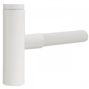 Siphon de lavabo apparent télescopique AVEC CACHE‑SIPHON  - TRES 16110342BM Siphon de lavabo apparent télescopique AVEC CACHE‑SI