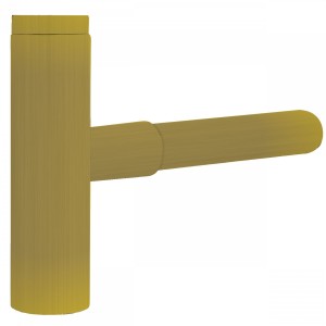 Siphon de lavabo apparent télescopique AVEC CACHE‑SIPHON  - TRES 16110342OM Siphon de lavabo apparent télescopique AVEC CACHE‑SI