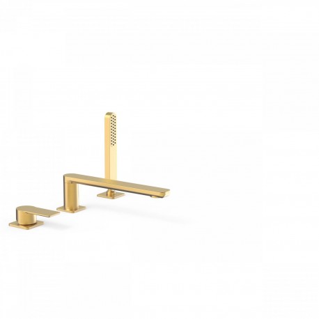 Mitigeur bain sur gorge
avec douchette anticalcaire.
· Débit : 3 bar – 16 l/min
  - TRES 20016201OM Mitigeur bain sur gorge
avec