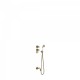 Kit thermostatique baignoire encastré Laiton Vieilli Mat TRES-CLASIC COLOR - TRES 24235201LM