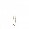 Kit thermostatique baignoire encastré Laiton Vieilli Mat TRES-CLASIC COLOR - TRES 24235201LM