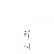 Kit thermostatique baignoire encastré Laiton Vieilli Mat TRES-CLASIC COLOR  - TRES 24235201LM Kit thermostatique baignoire encas