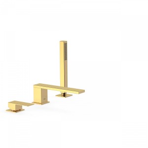 Mitigeur bain d’étagère 
avec douchette anticalcaire.
· Débit : 3 bar – 13 l/min  - TRES 00616105OR Mitigeur bain d’étagère 
ave