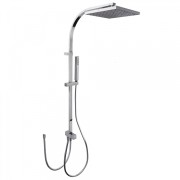 Kit de douche avec Douche fixe de 250x250 mm Chromé CUADRO - TRES 107926 Kit de douche avec Douche fixe de 250x250 mm Chromé CUA