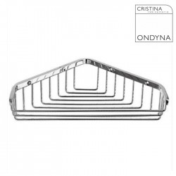 Porte savon GRAND HOTEL panier d'angle Chrome - CRISTINA ONDYNA - GH15751