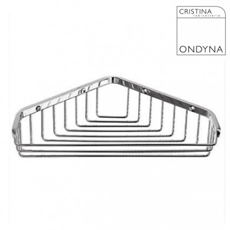 Porte savon GRAND HOTEL panier d'angle Chrome - CRISTINA ONDYNA - GH15751