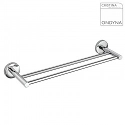 Porte serviettes GRAND HOTEL double Chrome - CRISTINA ONDYNA - GH21051