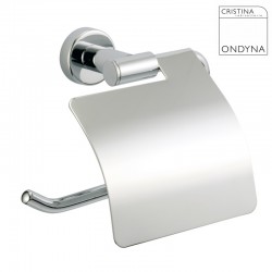 Porte rouleau couvert GRAND HOTEL Chrome - CRISTINA ONDYNA - TE23651