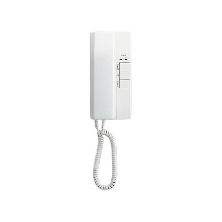 Combiné audio maître avec intercom pouvant gérer 2 platines et 2 combinés secondaires IE2ADU - Aiphone 110134 Combiné audio maît