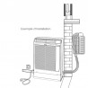 Climatiseur mobile Split déconnectable - Technibel SCDF32