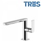 Mitigeur lavabo bec 35x15 mm avec rotation à 360°C chromé LOFT- TRES 20020501