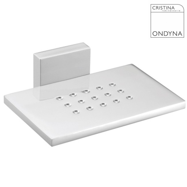 Porte savon QUATTRO a suspendre Chrome - CRISTINA ONDYNA QU12551