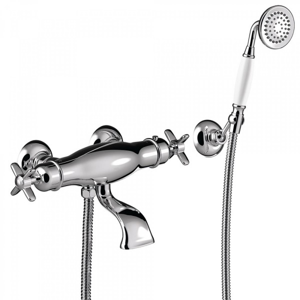 Ensemble rétro Bain‑douche thermostatique Chromé TRES CLASIC