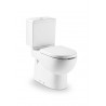 Cuvette de WC confort en porcelaine à évacuation duale Blanc MERIDIAN - ROCA A34224H000