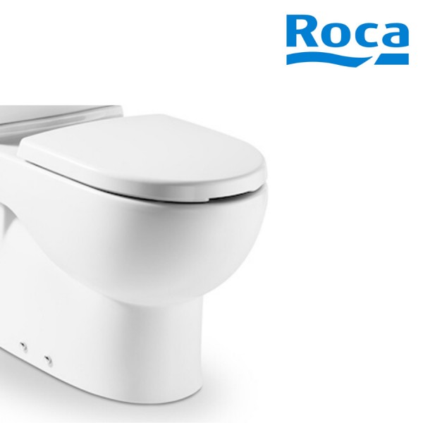 Cuvette de WC confort en porcelaine à évacuation duale Blanc MERIDIAN -  ROCA A34224H000 - Vita Habitat