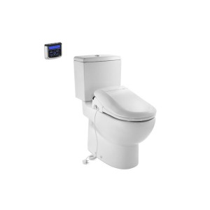 Cuvette de WC confort en porcelaine à évacuation duale Blanc MERIDIAN - ROCA A34224H000