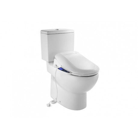 Cuvette de WC confort en porcelaine à évacuation duale Blanc MERIDIAN - ROCA A34224H000