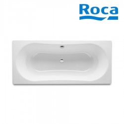 Baignoire acier émaillé avec fond antidérapant 1800X800 Blanc Duo Plus - ROCA A221670000