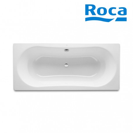 Baignoire acier émaillé avec fond antidérapant 1800X800 Blanc Duo Plus - ROCA A221670000