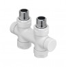 Pack vanne d'isolement en h droit monotube / bitube Blanc - ACOVA 991611