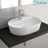 Vasque à poser en porcelaine blanche VARMEGA 515 - SALGAR 24553