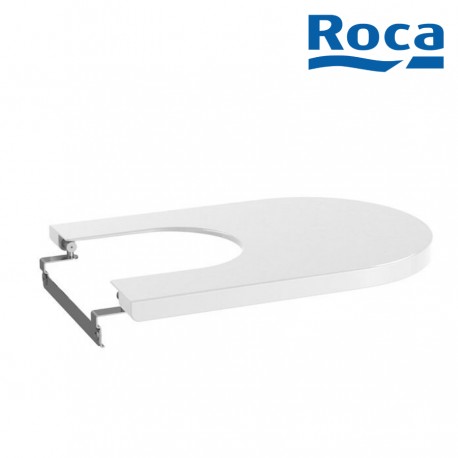 Abattant en SUPRALIT pour bidet avec frein de chute silencio blanc INSPIRA - ROCA A80652200B