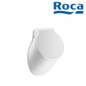 Urinoir en porcelaine avec alimentation encastrée par l'arrière et abattant blanc SPUN - ROCA A353148000