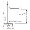 Mitigeur lavabo Noir Mat STUDY COLORS - TRES 26130701NM