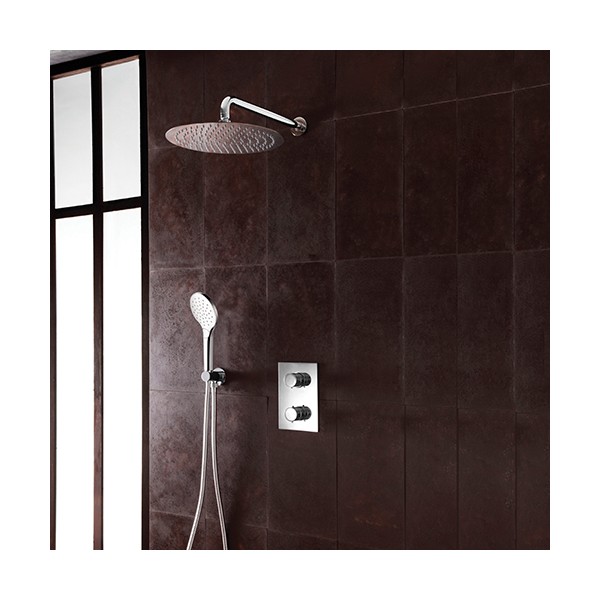 Support de fixation murale de paroi de douche rond 150 cm