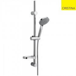 Barre de douche RALLY D.25 mm CHROME - CRISTINA ONDYNA RA25351