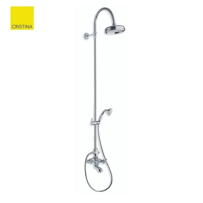 Colonne de bain/douche mélangeur Chromé Chambord - Cristina Ondyna CN10451
