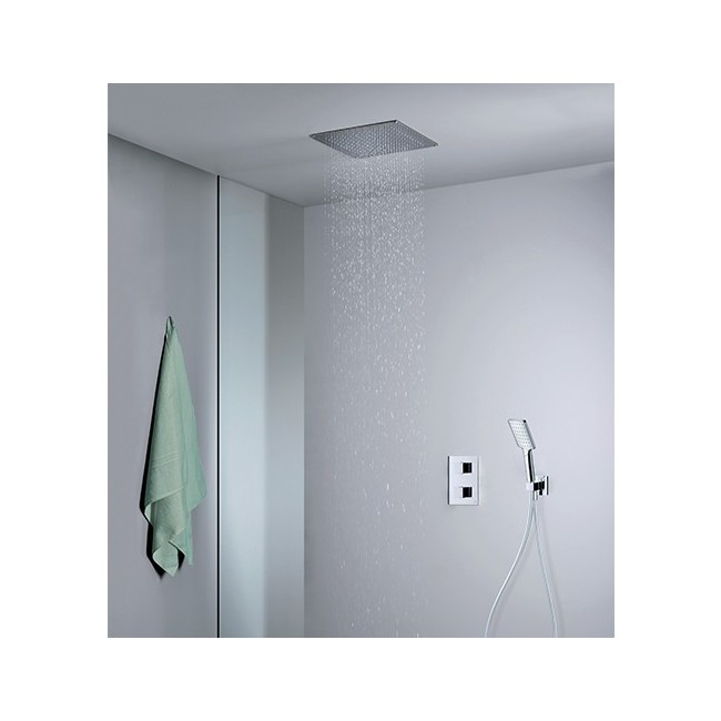 Pack encastré douche thermostatique plafond classique QUADRI - CRISTINA ONDYNA XQD852P