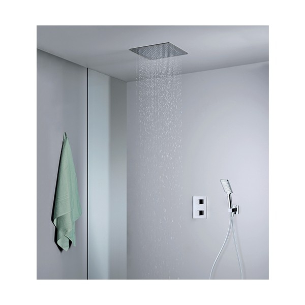 Kit douche encastrable thermostatique Mural