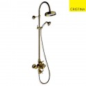 Colonne de douche thermostatique rétro Vieux Bronze CHAMBORD - CRISTINA ONDYNA CH72392 