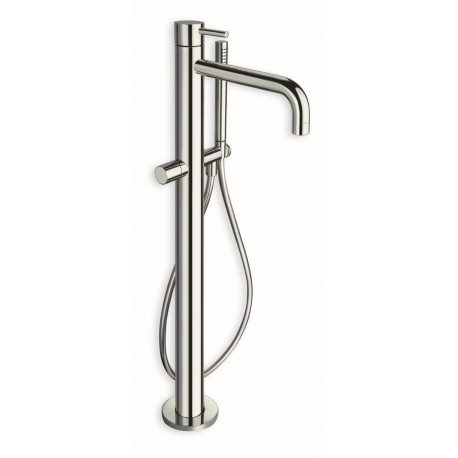 Monocolonne sur pied bain douche Chrome TRIVERDE - CRISTINA ONDYNA - TV18951