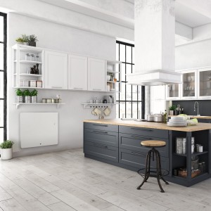 Radiateur électrique fonte 1250W EQUATEUR 4 Horizontal Gris - THERMOR  427245