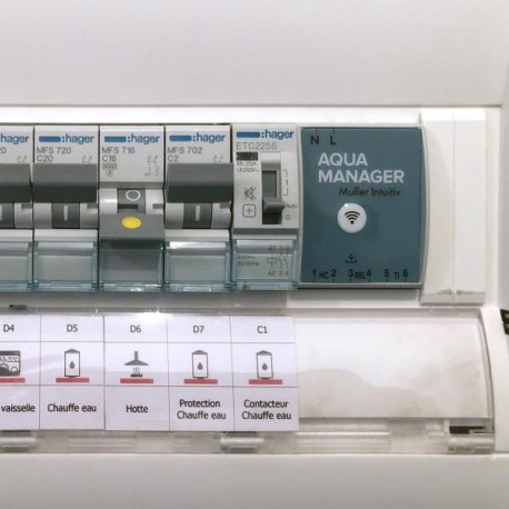 Aqua manager - Pilotage à distance de l'eau chaude - MULLER INTUITIV - NEN9501AA