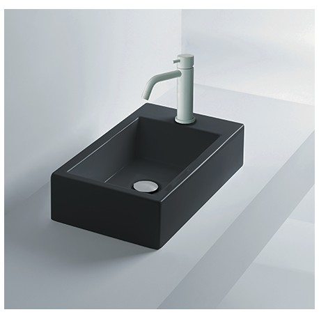 Lave-mains Hox mini Noir mat céramique - Cristina Ondyna WHX450913