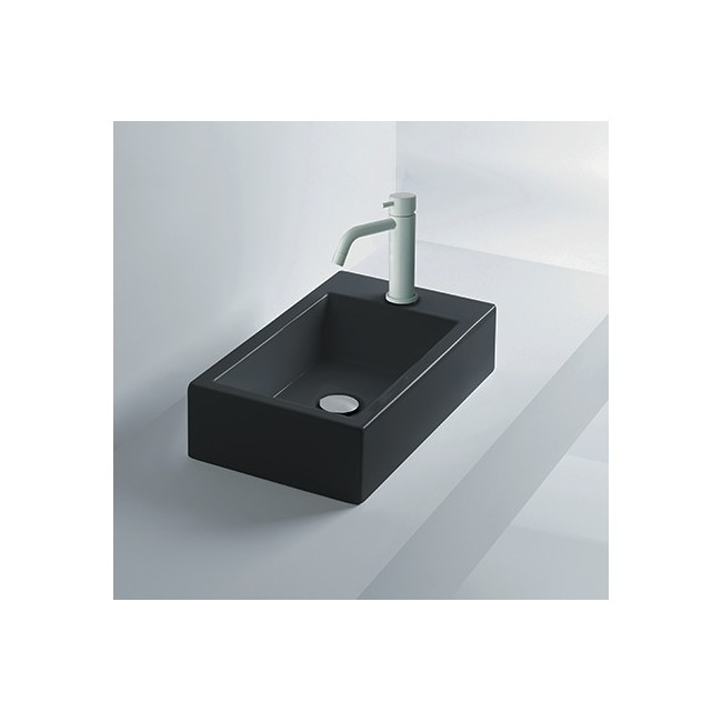 Lave-mains Hox mini Noir mat céramique - Cristina Ondyna WHX450913