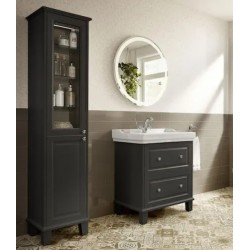 Meuble avec 2 tiroirs et lavabo Gris Unik Carmen- ROCA A851369417