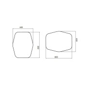 ESP ORGANIC 600x1000 H/V, LED - SALGAR 26775