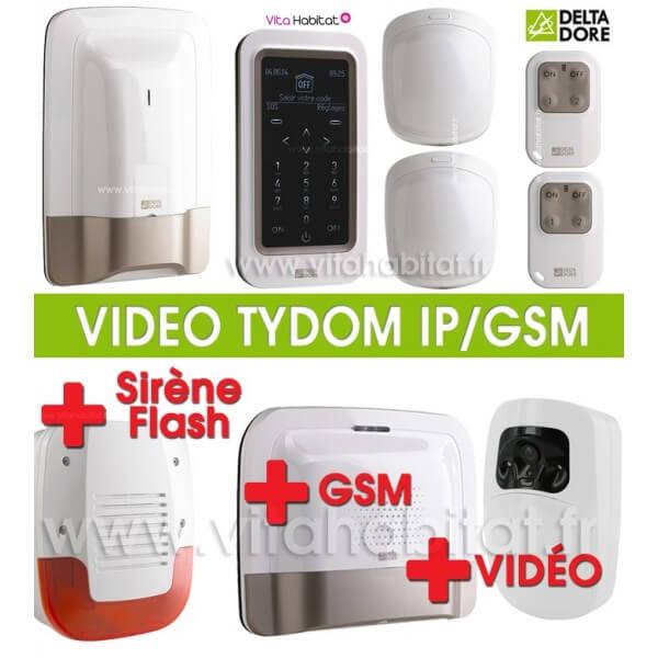 Pack alarme GSM Kit 3 - Delta Dore Tyxal +