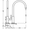 Mitigeur lavabo Acier STUDY COLORS - TRES - 26290401AC