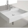 Plan vasque VENETO 1010 en porcelaine blanche - SALGAR 23397