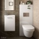 Habillage Bâti-Support pour WC suspendu Blanc Brillant NOJA - SALGAR 87798